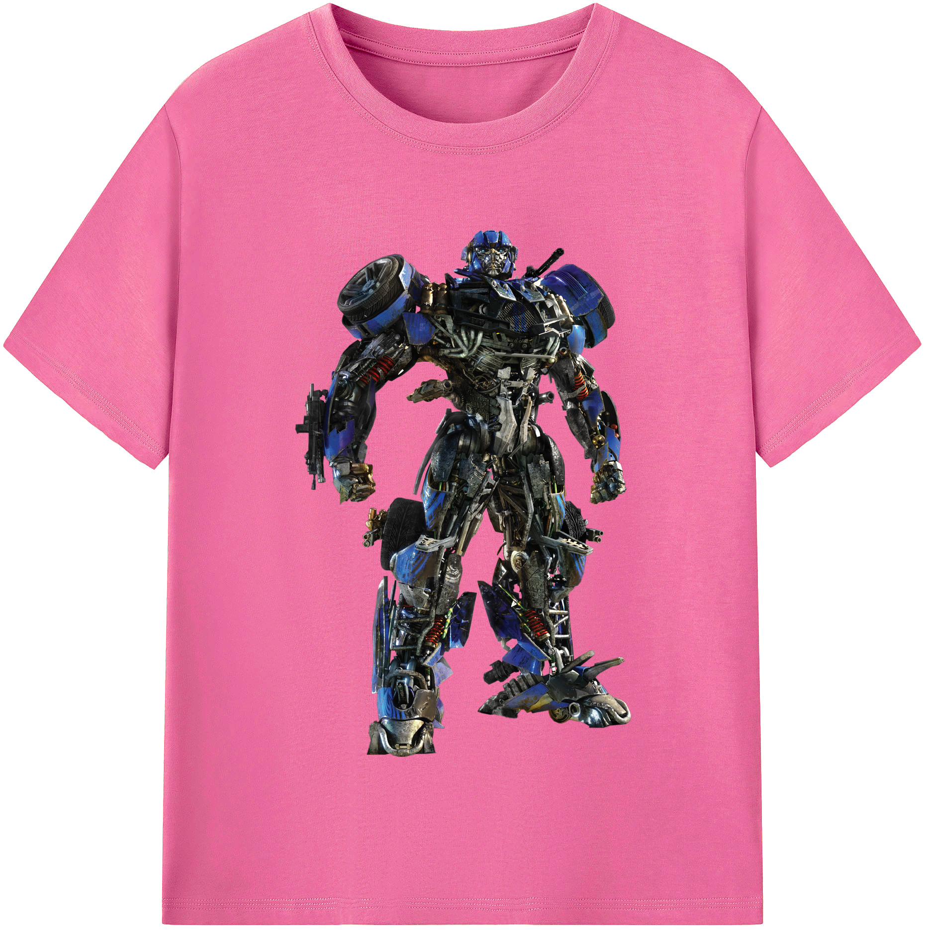 （画像用）  レディースカジュアルプリントTシャツ（綿100％）